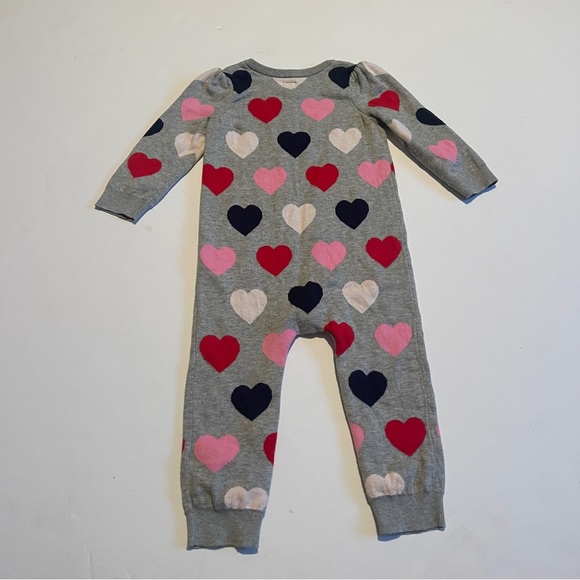 Baby Gap Heart Print One Piece Knit Sweater Size 18-24 months - Picture 7 of 7
